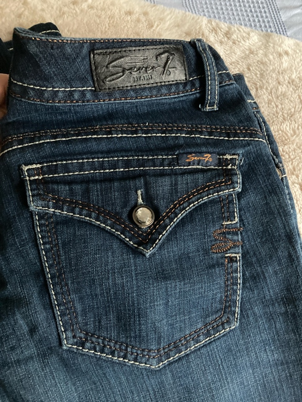 Seven7 women Indigo Slim Boot Straight Jeans